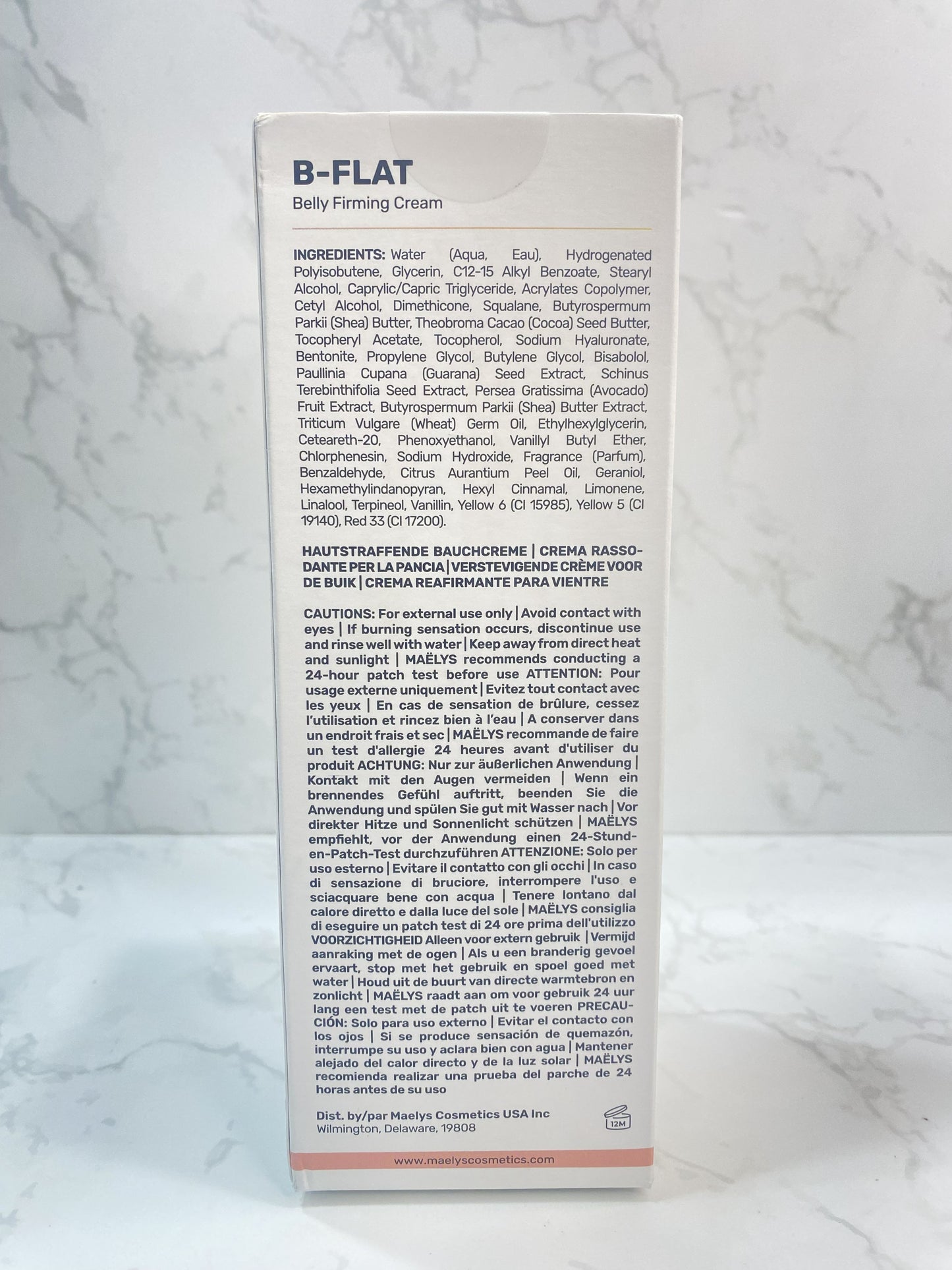 MAELYS B-FLAT Belly Firming Cream 100ml
