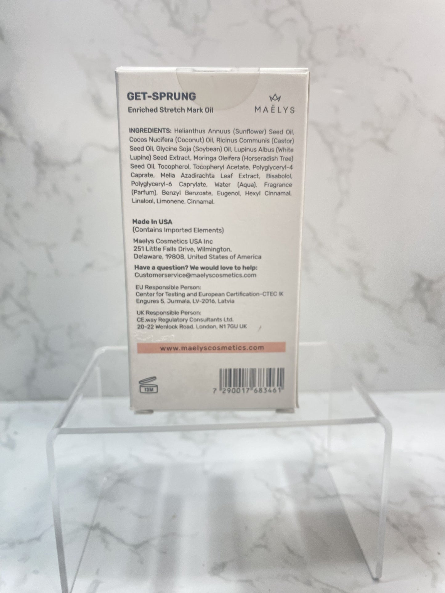 MAELYS GET-SPRUNG Enriched Stretch Mark Oil 60ml