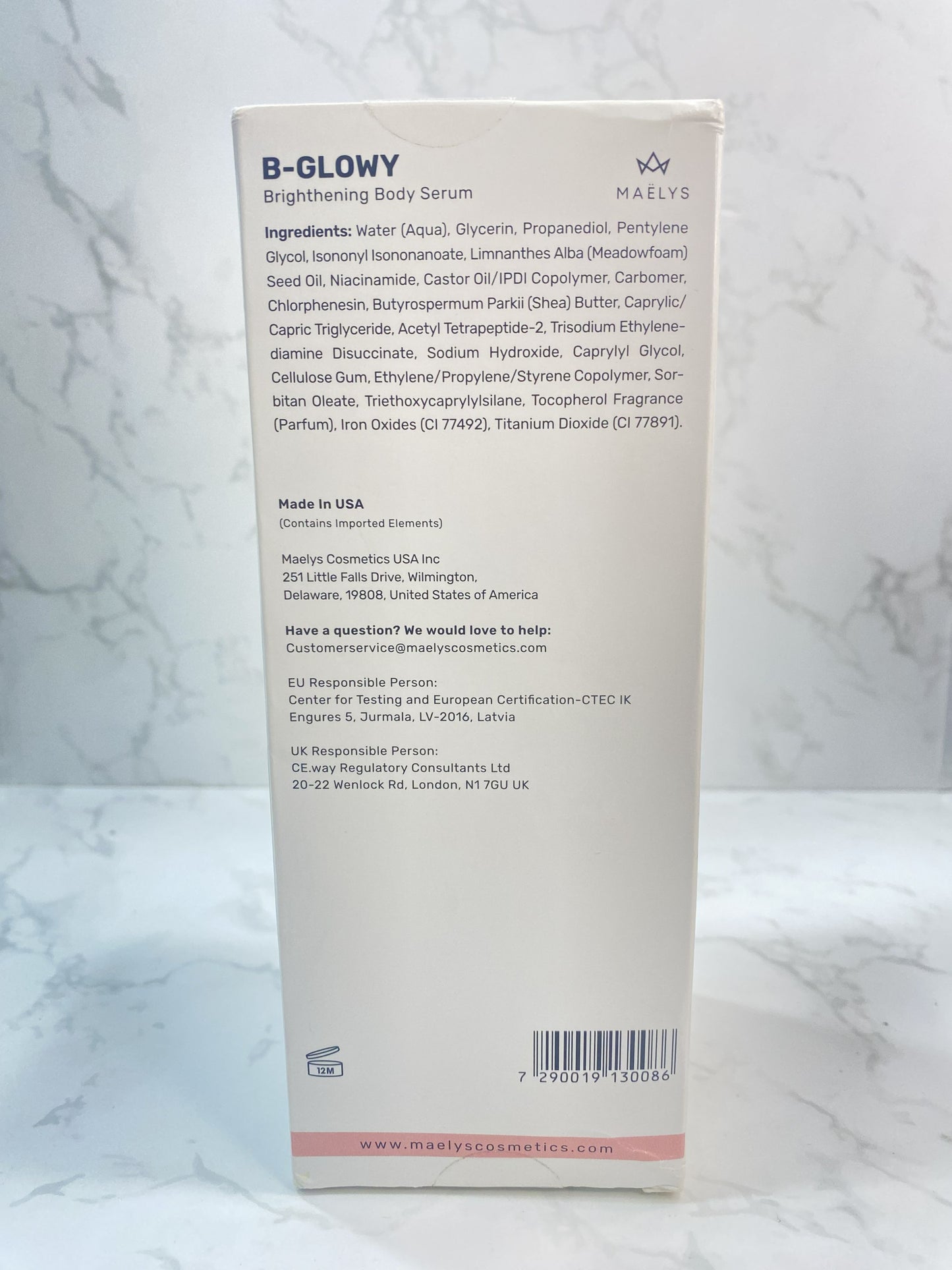 MAELYS B-GLOWY Brightening Body Serum 100ml - Hard to Find