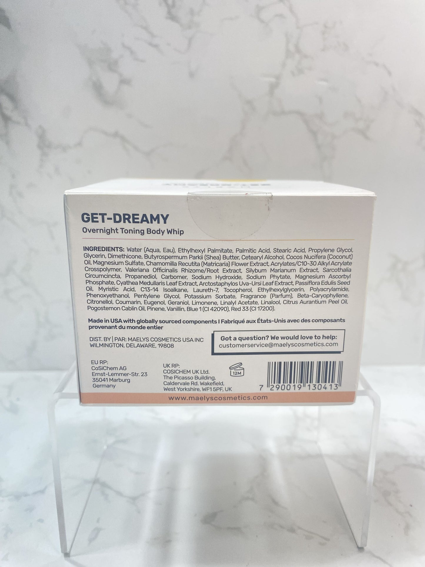 MAELYS GET-DREAMY Overnight Toning Body Whip 200ml with Box