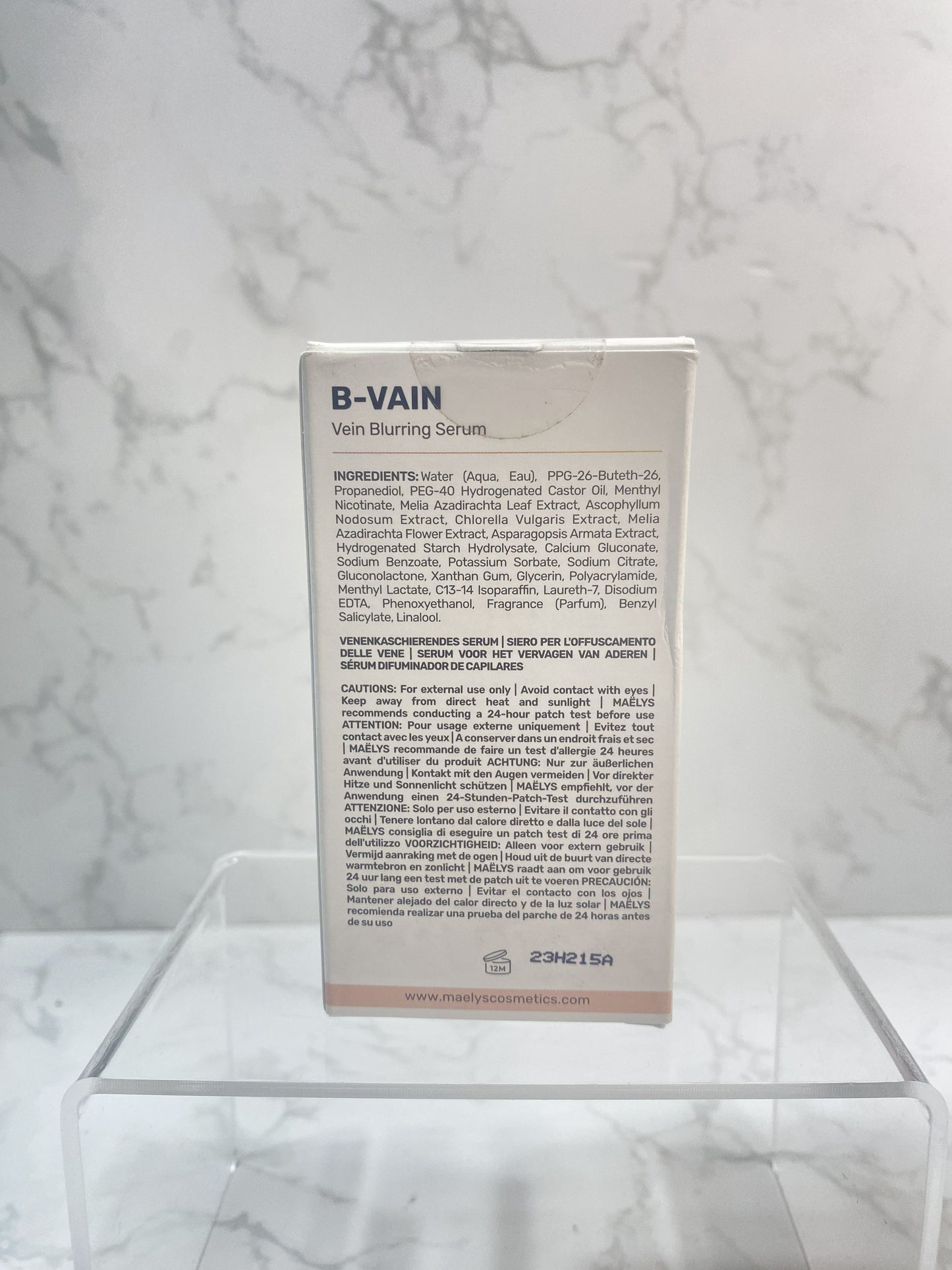 MAELYS B-VAIN Vein Blurring Serum 30ml - Hard to Find