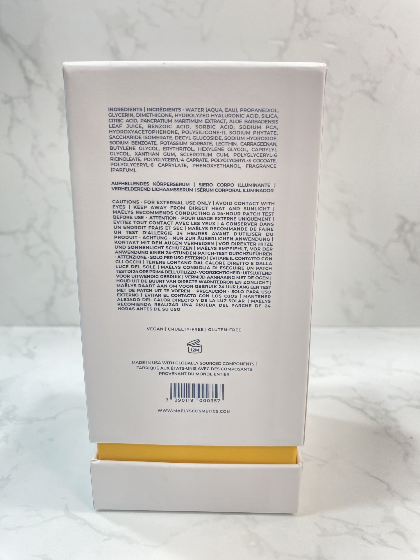 MAELYS RE-SHINE Illuminating Body Serum 100g - Hard to Find