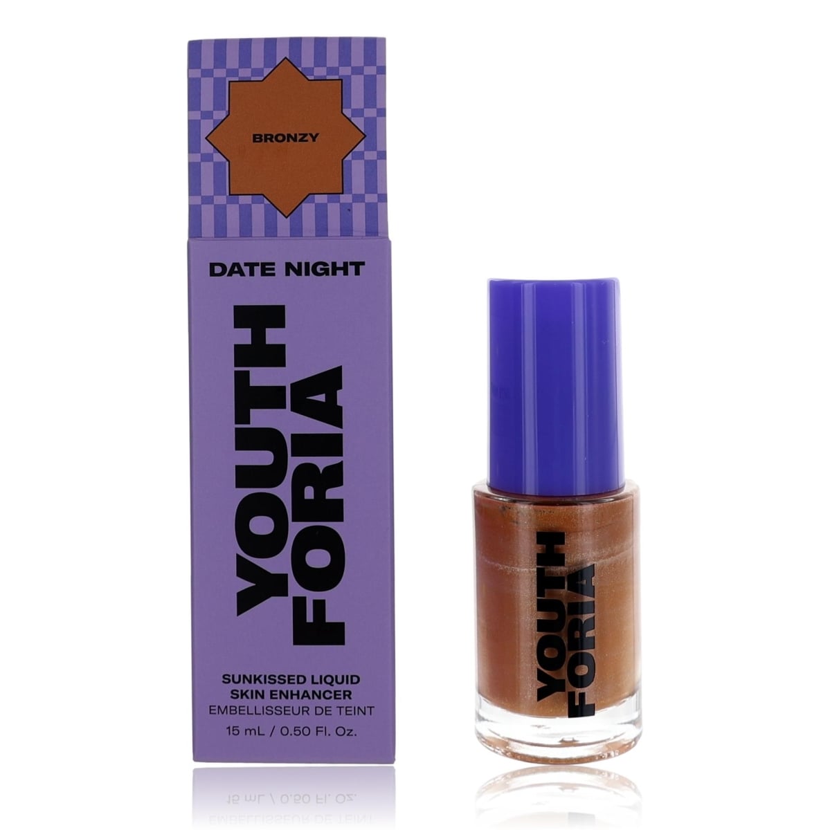 Youthforia Date Night Sunkissed Liquid Skin Enhancer - Bronzy - 0.50 oz