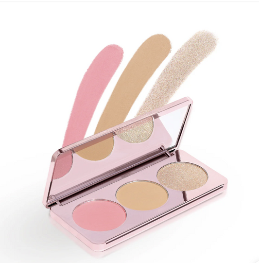 Girlactik Blush Me & Glow Face Palette - Blush Me Light