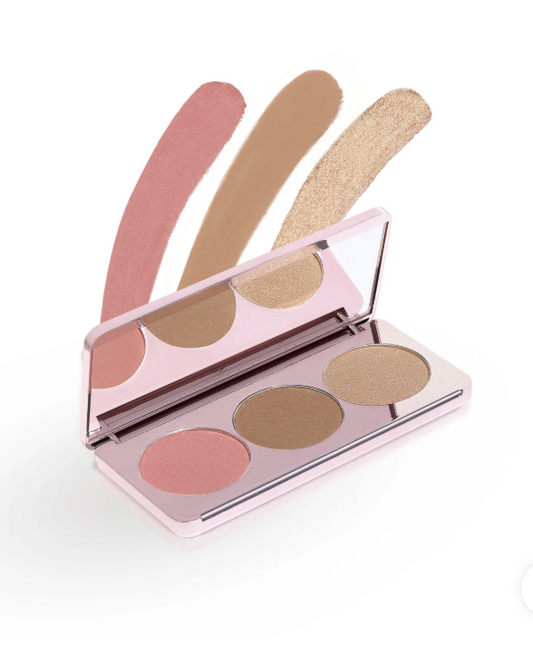 Girlactik Blush Me & Glow Face Palette - Blush Me Medium