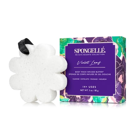Spongelle Love & Notes Body Wash Infused Buffer - Violet Leaf