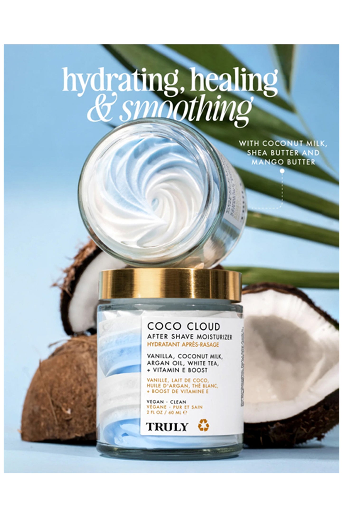 Truly Coco Cloud After Shave Moisturizer 2 oz
