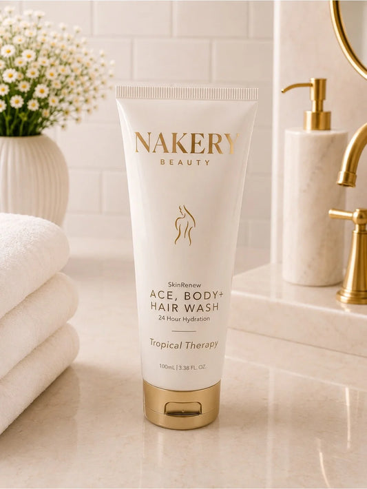 Nakery Face, Body + Hair Wash - Tropical Therapy 3.38 oz