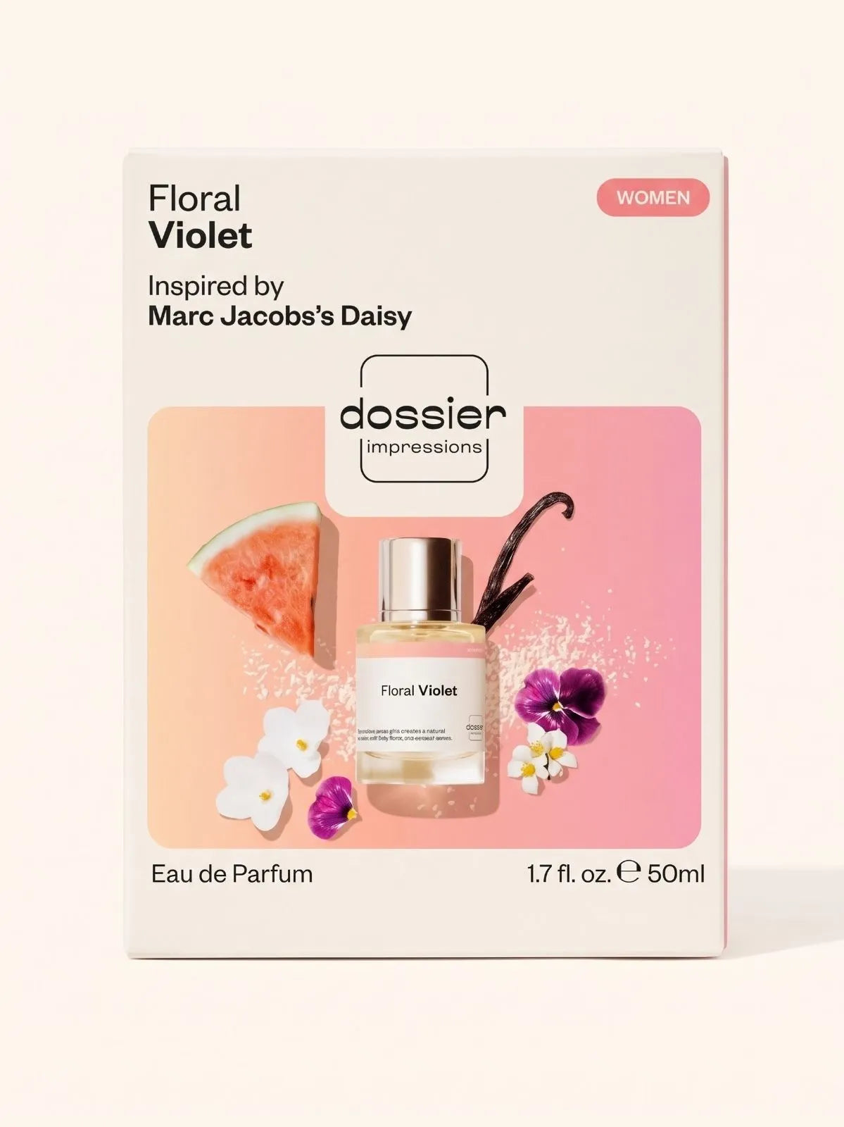 Dossier Impressions Floral Violet EDP - 1.7 oz