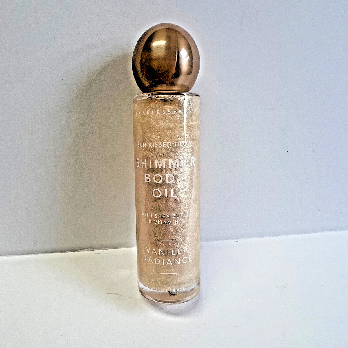 Pearlessence Shimmer Body Oil - Vanilla Radiance - 4 oz