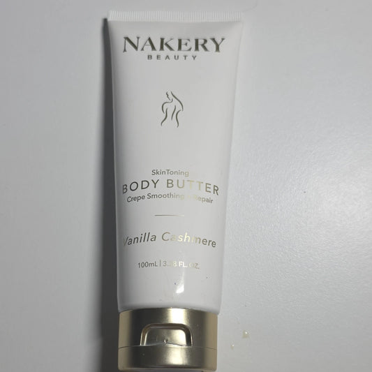 Nakery SkinToning Body Butter Crepe Smoothing + Repair - Vanilla Cashmere 3.38 oz