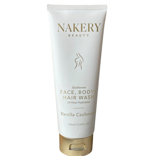 Nakery Face, Body + Hair Wash - Vanilla Cashmere 3.38 oz