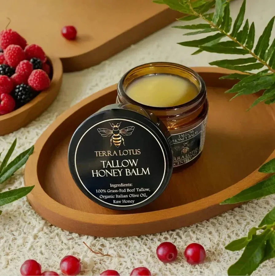 Terra Lotus Organic Tallow Honey Balm - Citrus 2 oz