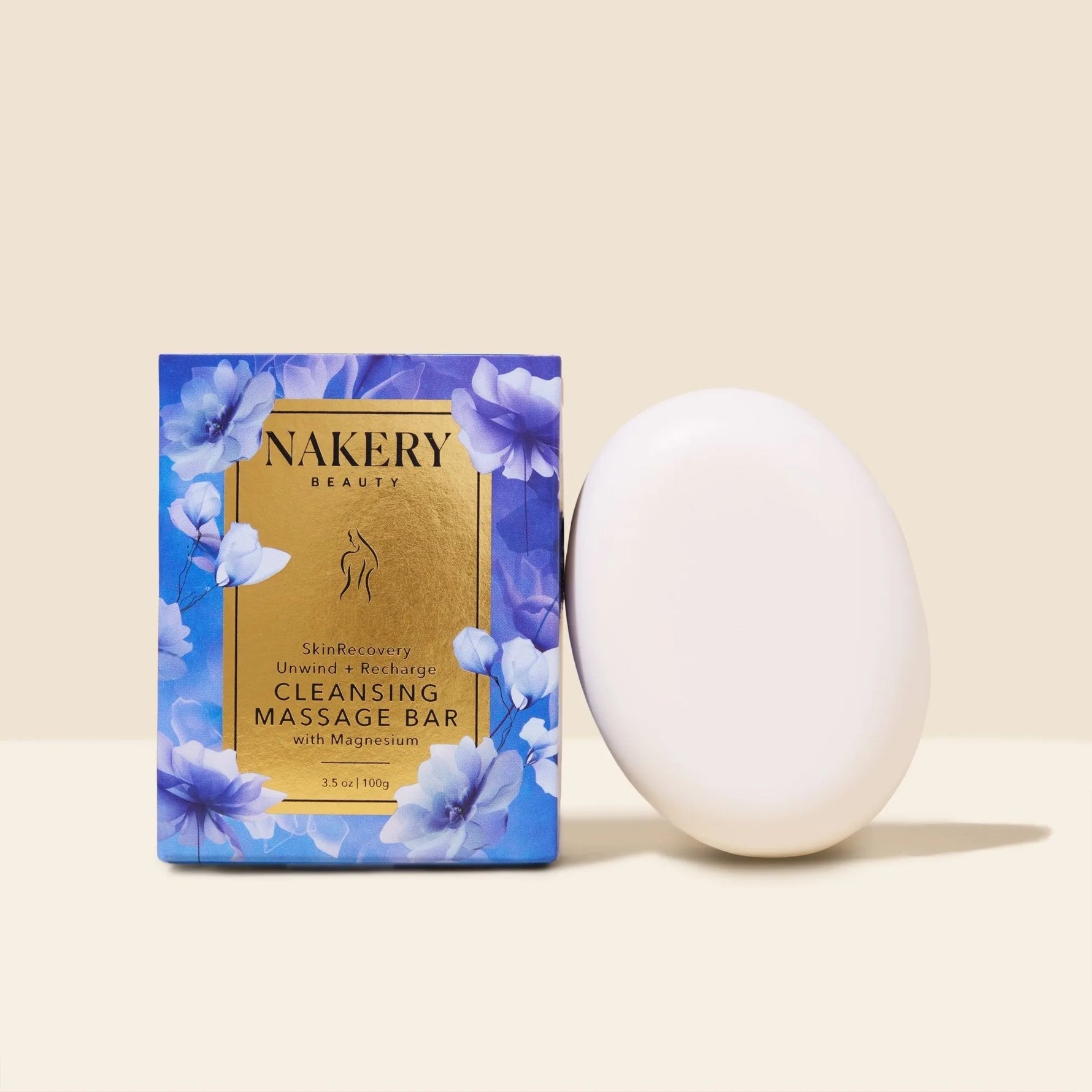 Nakery Cleansing Massage Bar with Magnesium